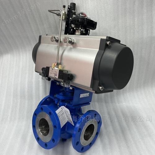 双电控气动沥青保温三通旋塞阀BX644W 双电磁阀控制的高效保温解决方案